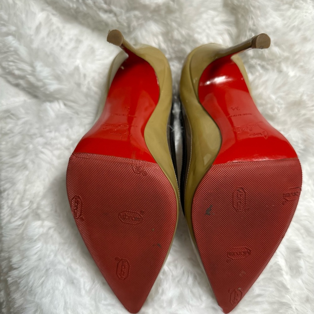 Christian Louboutin Women Shoes High Heels Pump Stilettos Ivory - Picture 3 of 5